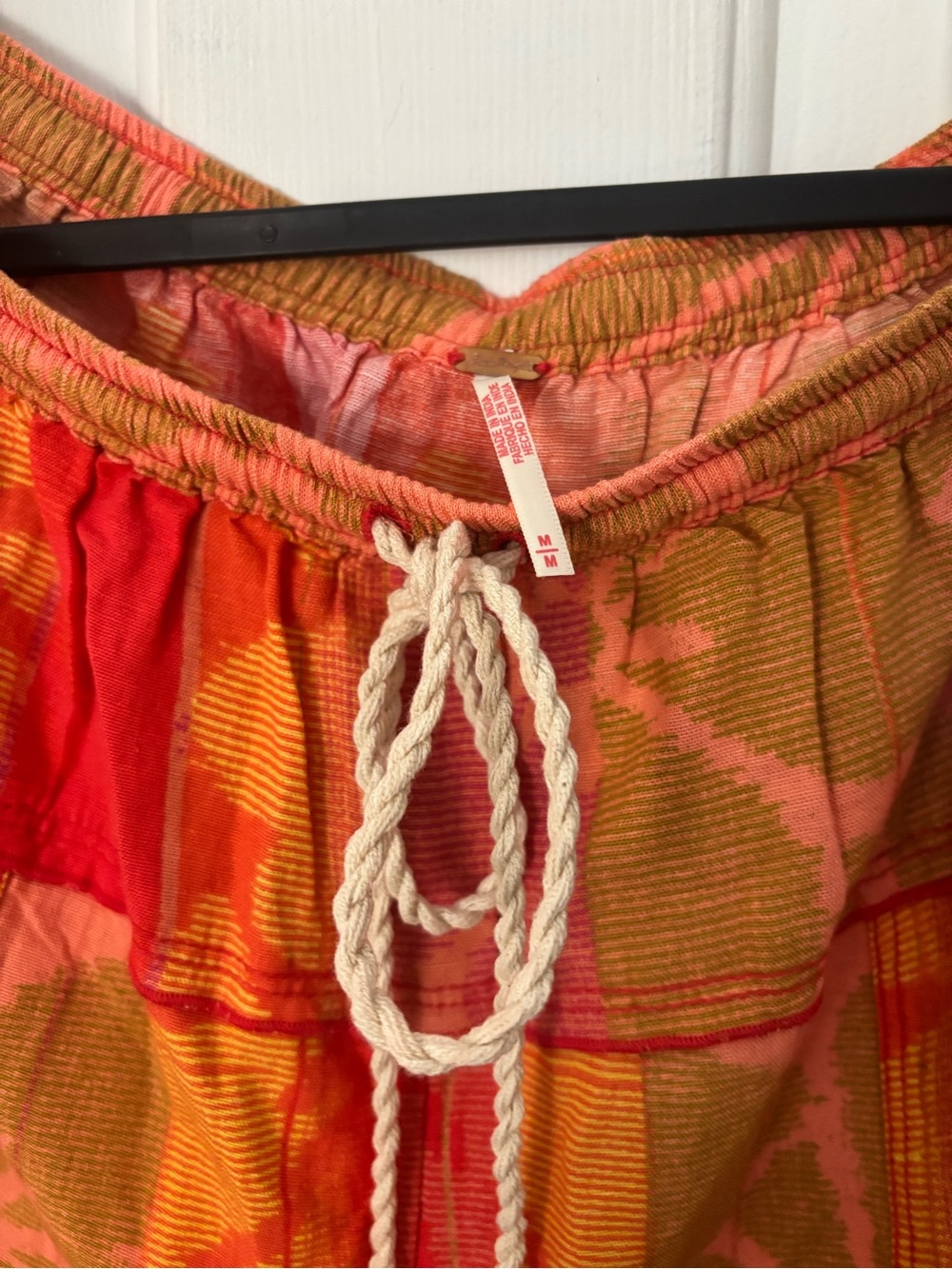 Free People Floral Strapless Wide-Leg pants in Orange and Pink NWOT - Picture 7 of 8